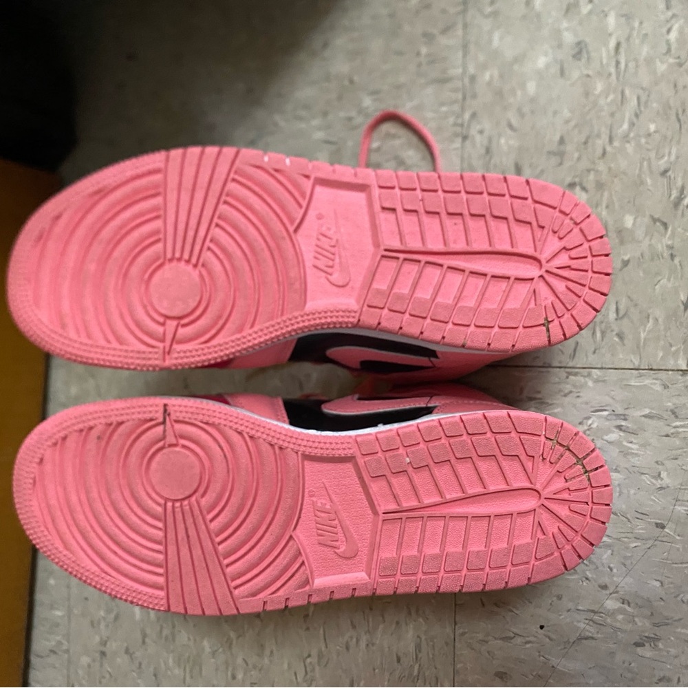 Jordan Women's Pink and Black Sneakers - Picture 4 of 4